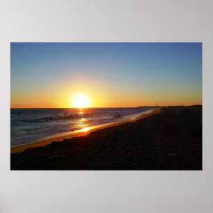 Nya Cape May - jerseyhorisontsolnedgång Poster