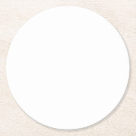 Nya Customizationobjekt Underlägg Papper Rund