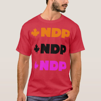 Nya demokratiska Party NDP Sticker Pack Kanada Pol T Shirt