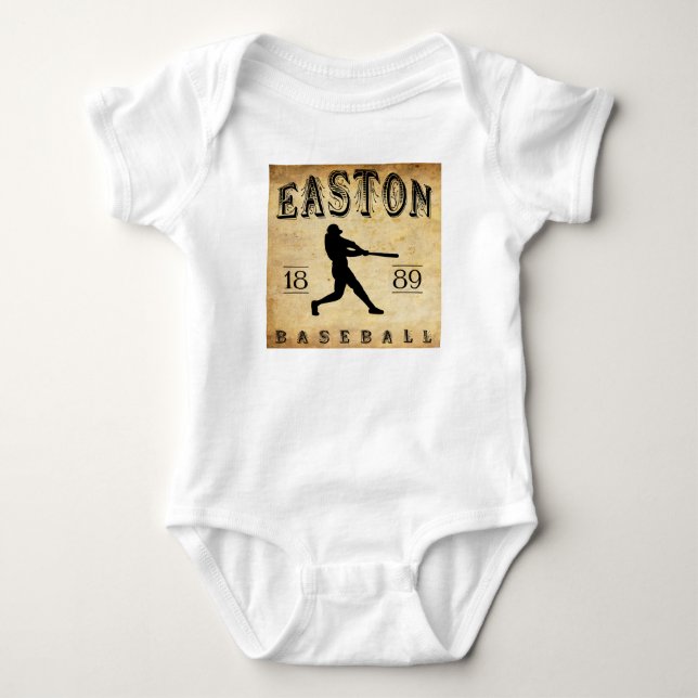Nya Easton 1889 - jerseybaseball T-shirt (Framsida)