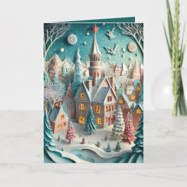 Nya England för jul Helgkort