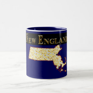 NYA ENGLAND Två-Tonad MUGG