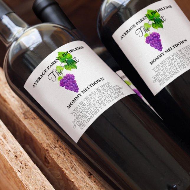 Nya etiketter för mamma Gift Vin (Skapare uppladdad)