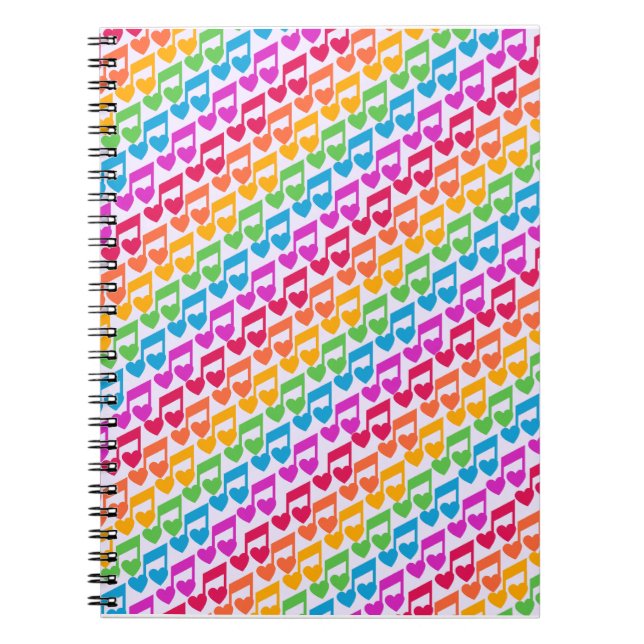 Nya Fantastisk Rainbow Notes Anteckningsbok (Framsidan)