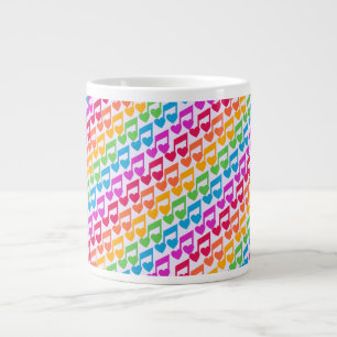 Nya Fantastisk Rainbow Notes Jumbo Mugg