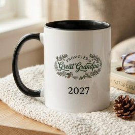 Nya farfar Graviditets Tillkännagivande Mugg