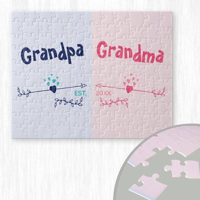 Nya farföräldrar - Baby eller Gravid Pussel (Skapare uppladdad)