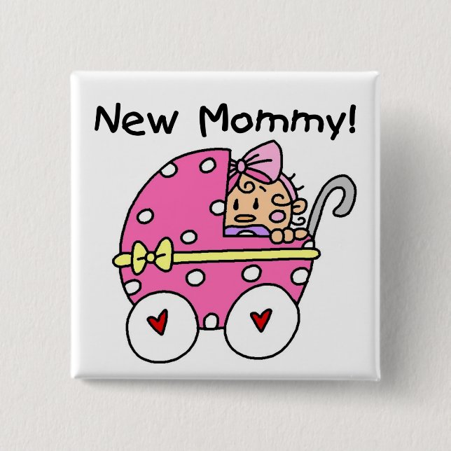 Nya Flicka-skjortor och -gåvor Knapp (Framsida)