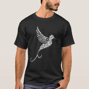 Nya För manar kvinnor i Hummingbird Bling Watcher T Shirt