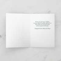 Nya Föräldrar Första St Patricks Day Skogsmark Dju