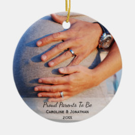 Nya föräldrar förväntas vara ett enkelt klassiskt  julgransprydnad keramik