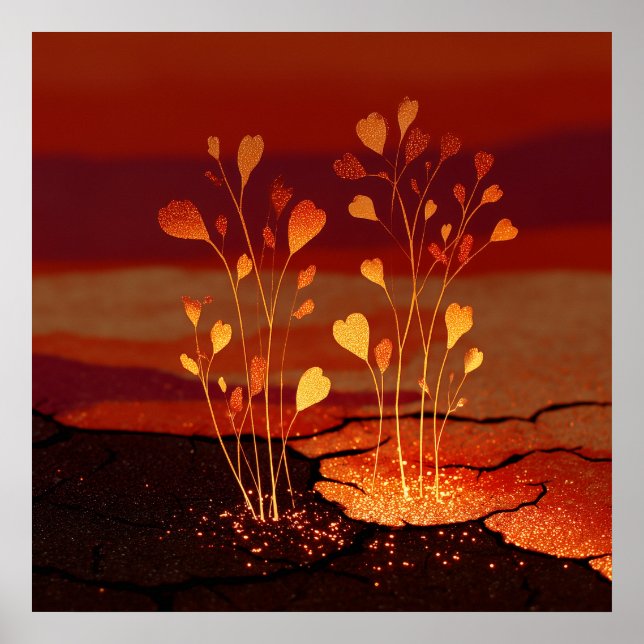 Nya fröplantor - Solarpunk Poster (Framsidan)