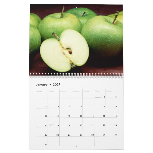 Nya frukter kalender (Jan 2027)