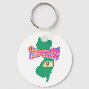 Nya Geocaching - jersey Keychain Nyckelring