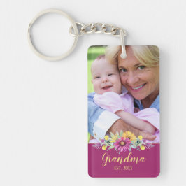Nya Grandma Elegant Flowers Burgundy | Foto