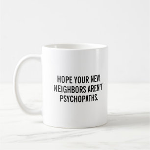 Nya grannländer - nytt hem kaffemugg