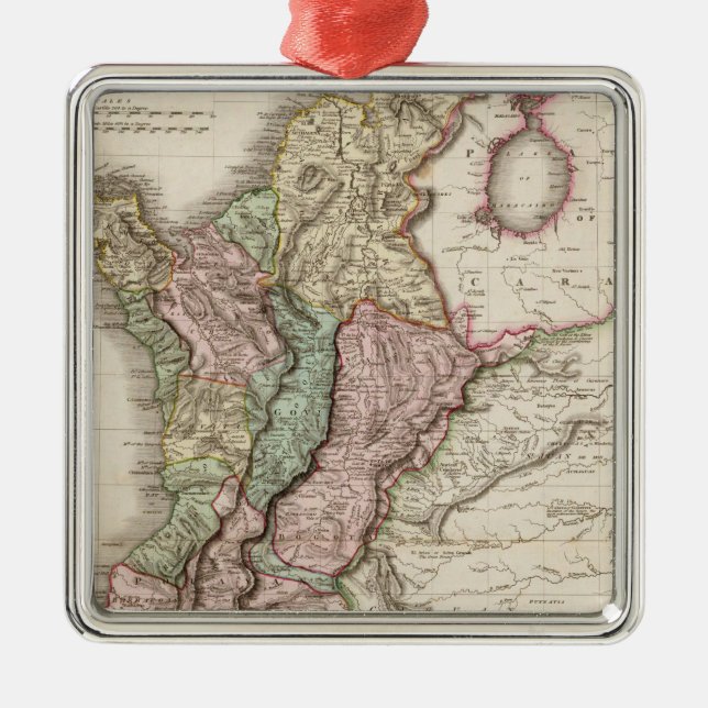 Nya Grenada Julgransprydnad Metall (Framsidan)