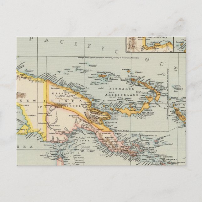Nya Guinea, Papuan Archipelago Vykort (Framsida)
