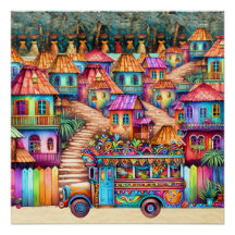 NYA HAITI, Aruba, Antigua-Poster