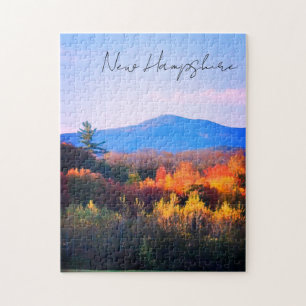 Nya Hampshire Fall white berg 2 Pussel