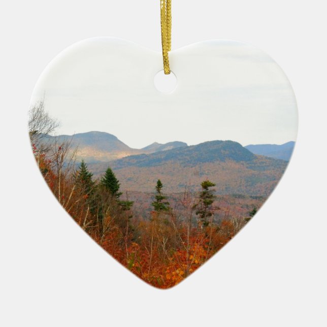 NYA HAMPSHIRE WHITE MOUNTAINS JULGRANSPRYDNAD KERAMIK (Framsidan)