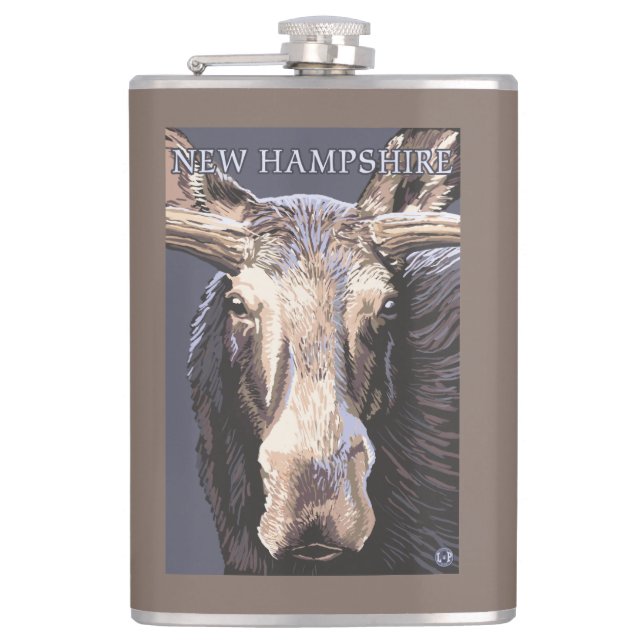 Nya HampshireMoose upp slut Fickplunta (Framsidan)