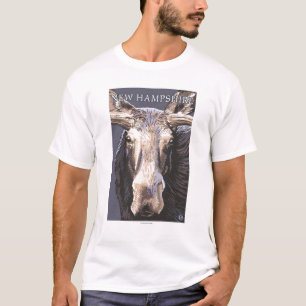 Nya HampshireMoose upp slut T Shirt