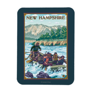 Nya HampshireRiver som Rafting plats Magnet