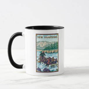 Nya HampshireRiver som Rafting plats Mugg