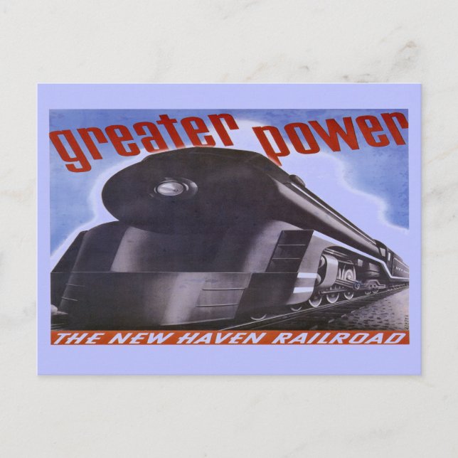 Nya Haven Underbarare Power 1938-vykort Vykort (Framsida)