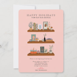 Nya Helgdagar Hyllf Salmon Flytta Announgation Julkort