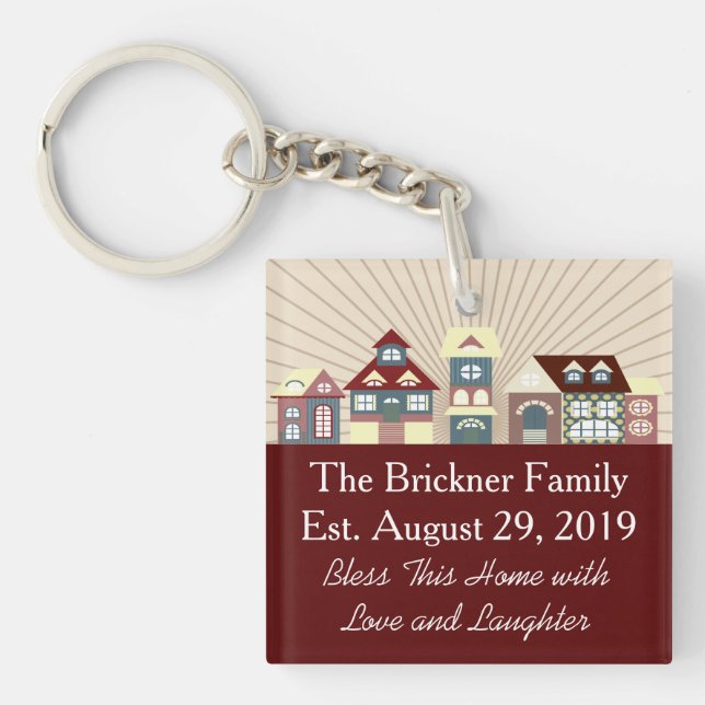 Nya hem- precis rörda Keychain (Framsidan)