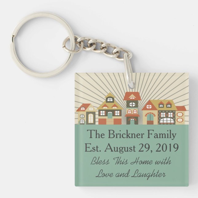 Nya hem- precis rörda Keychain (Framsidan)