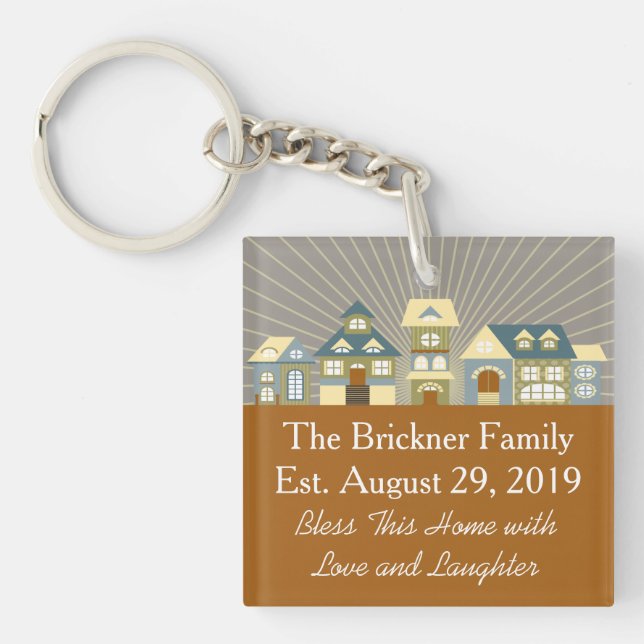 Nya hem- precis rörda Keychain (Framsidan)