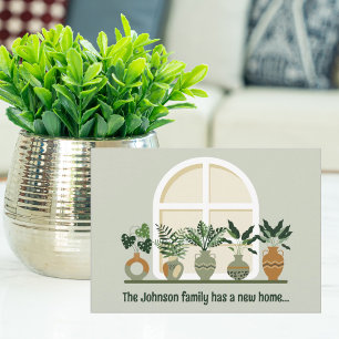 Nya hemmabriker på Windows Sill Modern Trendig Fly Meddelande