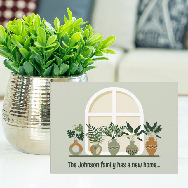 Nya hemmabriker på Windows Sill Modern Trendig Fly Meddelande (Skapare uppladdad)