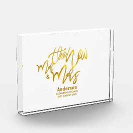 Nya herr och fru (lägg till namn, datum, plats) Gu