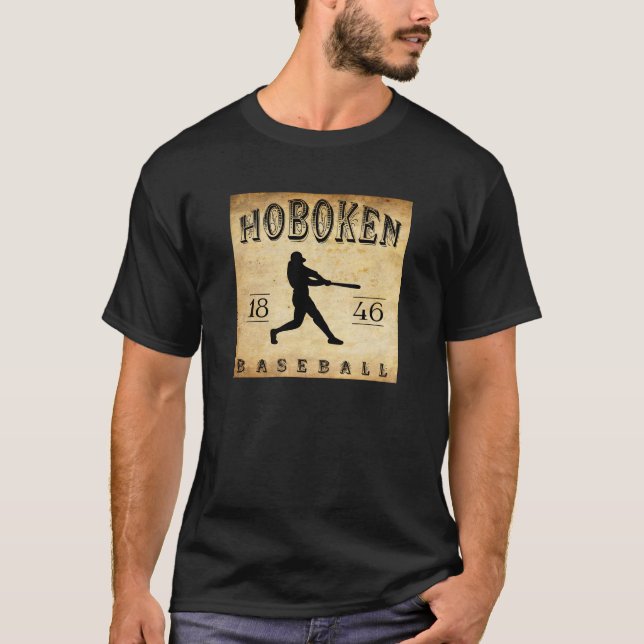 Nya Hoboken 1846 - jerseybaseball Tee (Framsida)