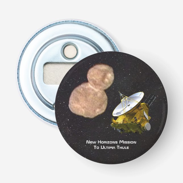 Nya horisonter Uppdrag till Ultima Thule Flasköppnare (Framsidan)