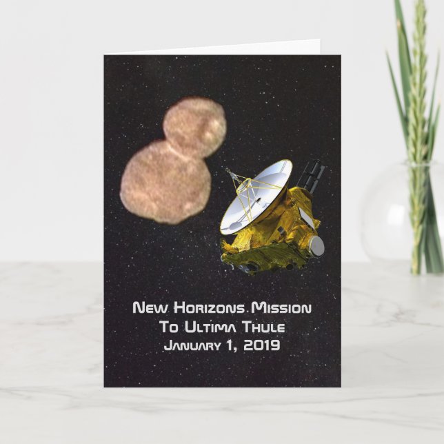 Nya horisonter Uppdrag till Ultima Thule Kort (Framsida)