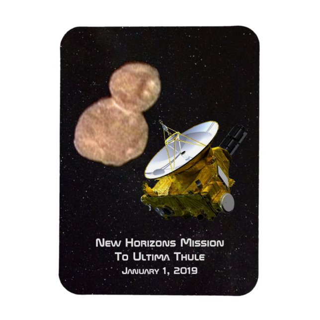 Nya horisonter Uppdrag till Ultima Thule Magnet (Vertikal)