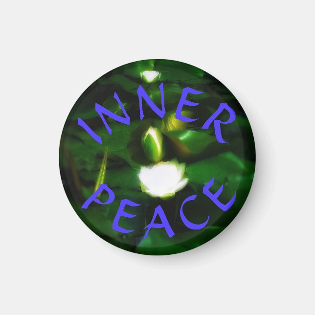 NYA INRE PEACE LOTUS MAGNET (Framsidan)