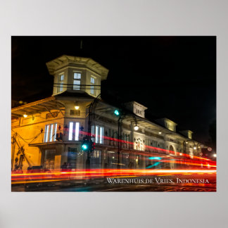 Nya institut Art Deco-arkitektur Aesthetic Poster