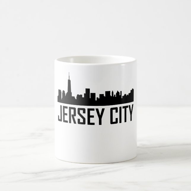 Nya Jersey City - jerseystadshorisont Kaffemugg (Center)