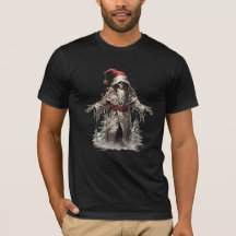 Nya julafton Messenger: Santa Skeleton T-Shirt
