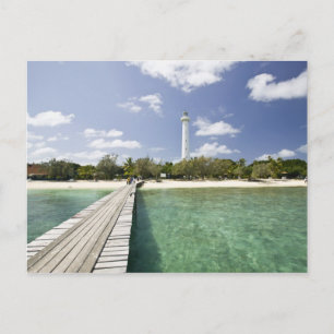 Nya Kaledonien, Amedee Islet. Amedee Islet brygga. Vykort