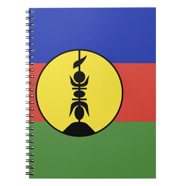 Nya Kaledonien flagga Anteckningsbok (Framsidan)