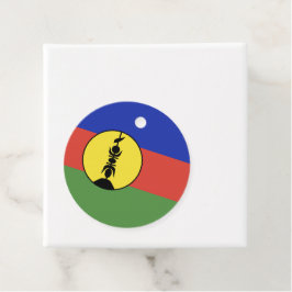 Nya Kaledonien flagga Gåvor Etiketter