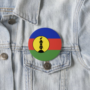 Nya Kaledonien flagga Knapp