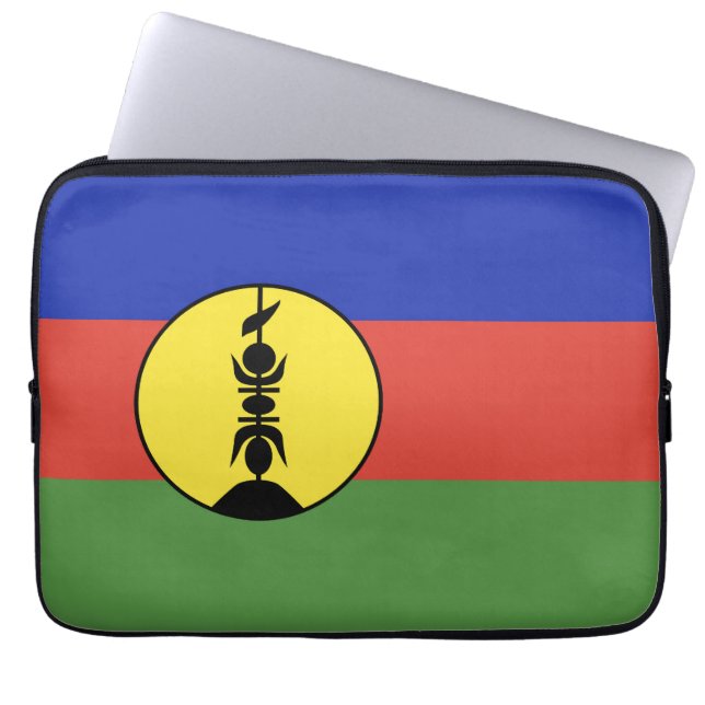 Nya Kaledonien flagga Laptop Fodral (Framsidan)